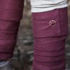 Aki Wool Leg Wraps - Red