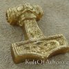 Brass Thor's Hammer Pendant