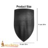 Blackened Steel Heater Shield – 16 Gauge Steel