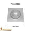 Square Shield Boss – 16 Gauge