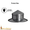 14th Century Conical Kettle Helm – 16 Gauge Steel