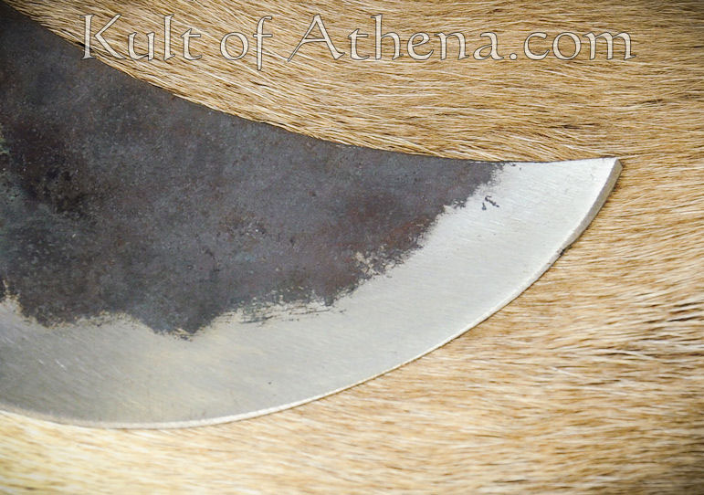 Lord of Battles - Viking Hand Forged Iron Knife with Genuine Leather Sheath  - Kult of Athena %