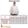 Cotton Pirate / Renaissance Shirt – White – Size Large