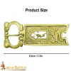 Brass Medieval Chivalric Buckle
