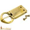 Brass Belt Buckle with Rivets