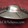 Plated Steel Buckler - 9 Inch- 14 Gauge Steel