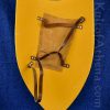 Medieval Heater Shield - Black Griffon on Yellow Field