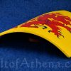 Medieval Heater Shield - Red Lion on Yellow Field