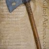 French Chippewa Brass-Heart Pipe Tomahawk