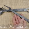 Large Forged Fork and Spoon Set