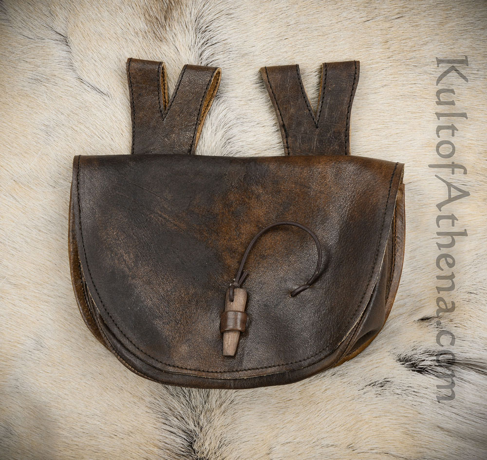 Medieval Leather Corset Belt Optionally With or Without Belt Bag handmade -   Denmark