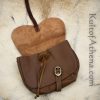 Brown Leather Belt Pouch