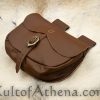 Brown Leather Belt Pouch
