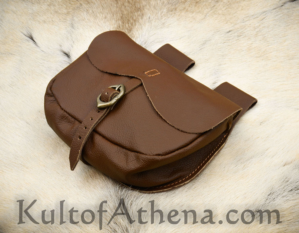 Small Leather Belt Pouch