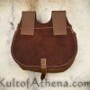 Brown Leather Belt Pouch