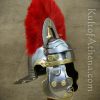 Roman Gallic ''G'' Centurion Helm with Crest - 18 Gauge
