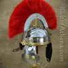 Roman Gallic ''G'' Centurion Helm with Crest - 18 Gauge