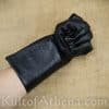 Black Leather Gauntlets