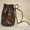 Viking Woven Leather Coin Pouch