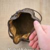 Viking Woven Leather Coin Pouch