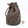 Viking Woven Leather Coin Pouch
