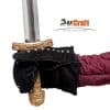 Age of Craft - HMB Brigg Mittens - 21 Gauge Tempered Spring Steel - Black