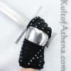 Age of Craft - HMB Type 3 Visby Gauntlets - 21 Gauge Tempered Spring Steel - Black