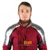 Age of Craft - HMB Shoulder Armor - European XVth Century Pauldrons - 18-19 Gauge Tempered Spring Steel
