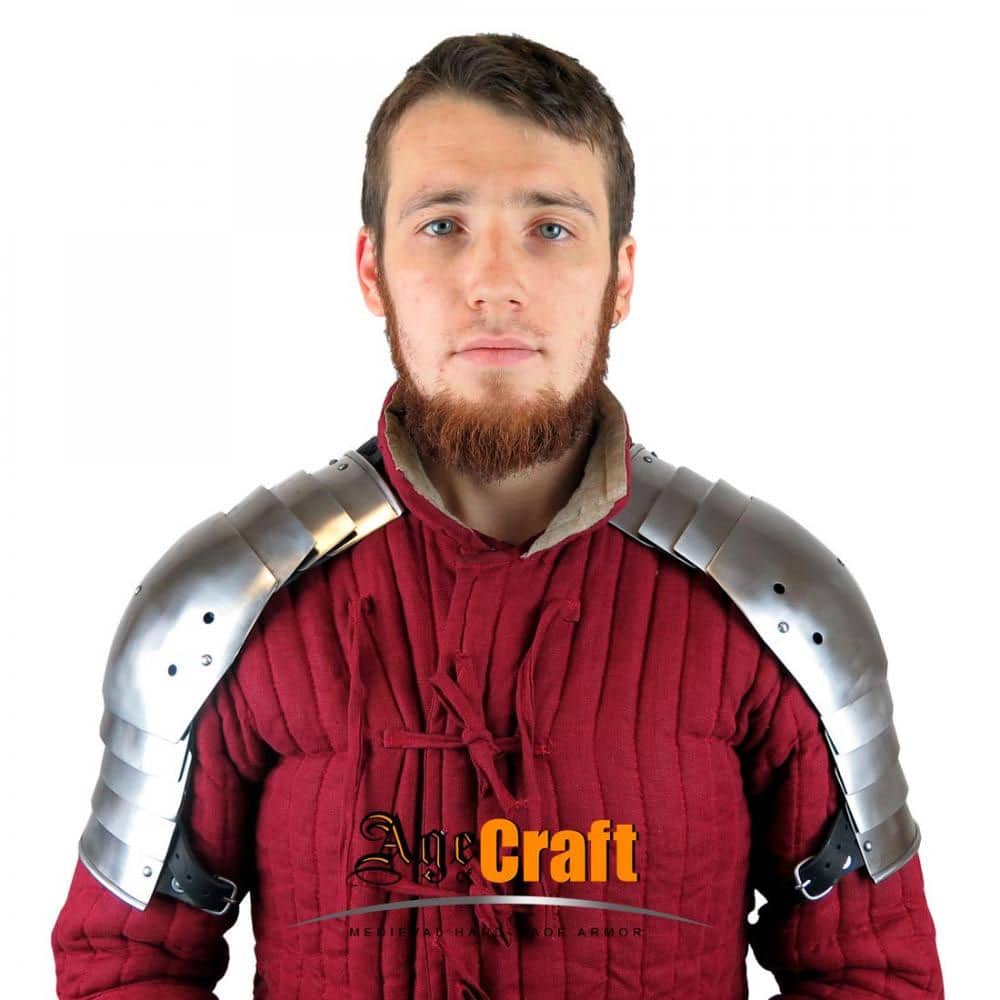 medieval shoulder plate armor