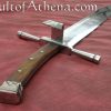 Darksword Messer - Black with integrated Scabbard Belt