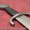 Del Tin 13th Century Falchion - Black Grip