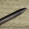 Shinwa Double Edged Black and Red Damascus Shirasaya Sword