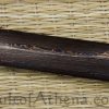 Shinwa Double Edged Black and Red Damascus Shirasaya Sword