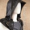 Scoundrel Leather Armor Top - Black