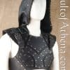 Scoundrel Leather Armor Top - Black