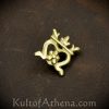 Medieval Crown Belt Studs / Conchos - Set of 5