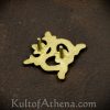 Medieval Crown Belt Studs / Conchos - Set of 5