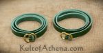 Medieval / Renaissance Leg Garters - Green