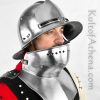 German / Swiss Visored Kettle-Sallet Helm