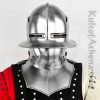 German / Swiss Visored Kettle-Sallet Helm