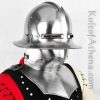 German / Swiss Visored Kettle-Sallet Helm
