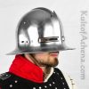 German / Swiss Visored Kettle-Sallet Helm