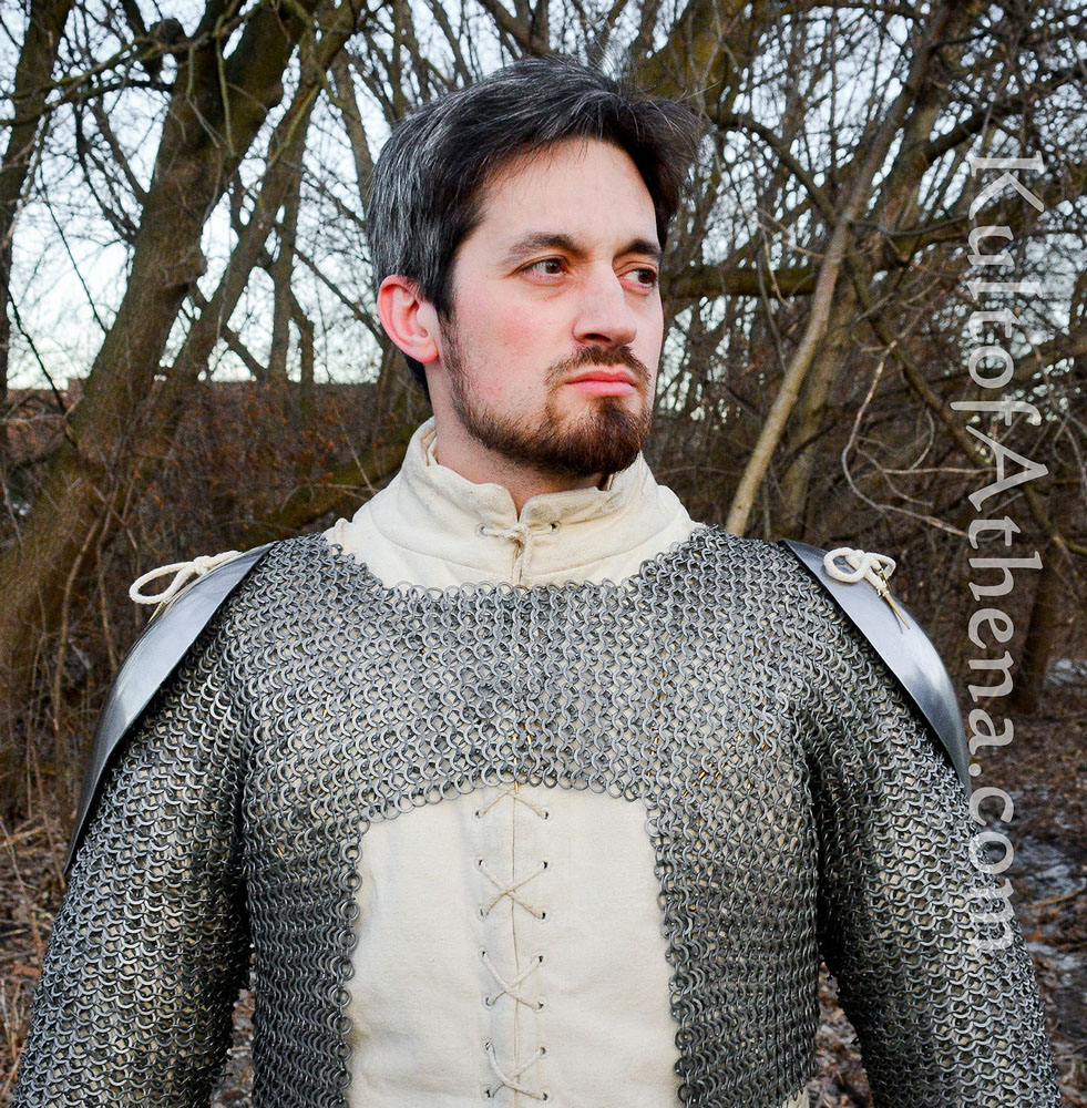Visby Pauldrons - Mountable Upgrade for Chainmail and Padded Armor