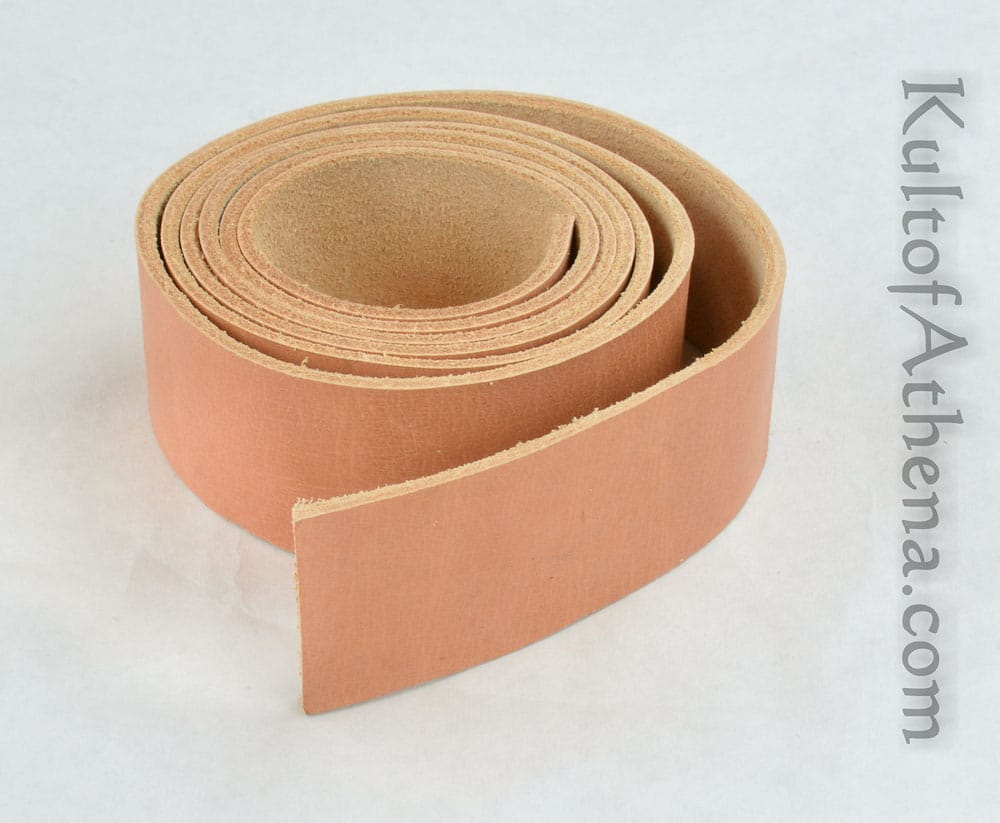 Belt blank leather, Natural