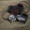 Laced Leather Bottle Holder - Black