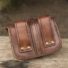 Warrior's Leather Pouch - Brown