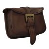 Warrior's Leather Pouch - Brown