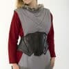 Dark Elf Leather Corset - Black and Brown