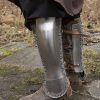 Persian Greaves - Polished - 19 gauge Steel