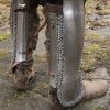 Persian Greaves - Polished - 19 gauge Steel